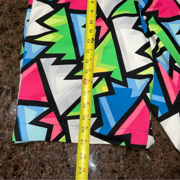 Loudmouth Golf Shorts Men’s Sz 36 NEW Discontinued Rare “Crystal” - Picture 7 of 13